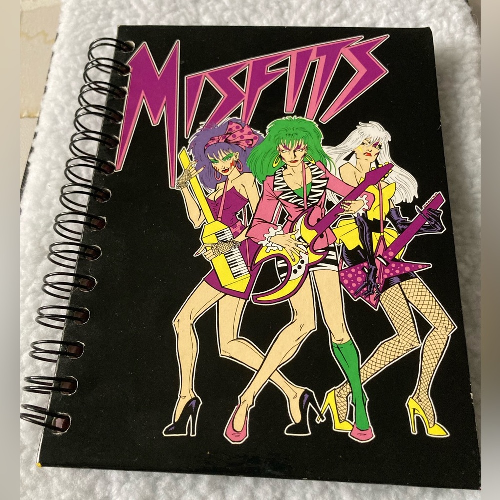 Jem and the holograms rival band misfits notebook.